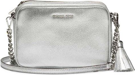 michael kors zilver tas|michael kors silver crossbody.